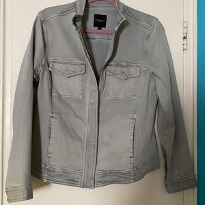 Liverpool gray Denim zip up jacket